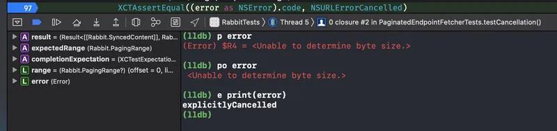 e print(error)
