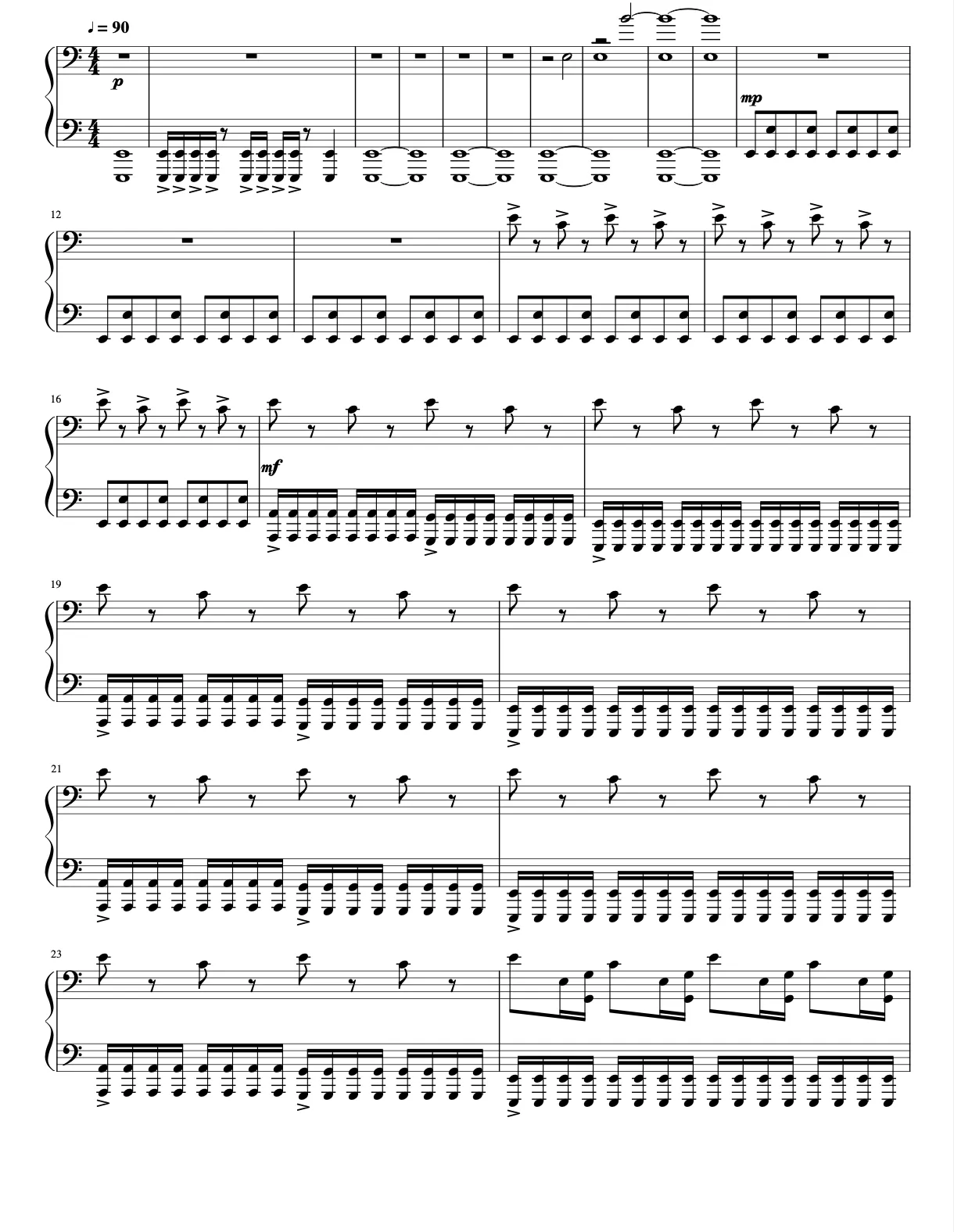 Sheet music